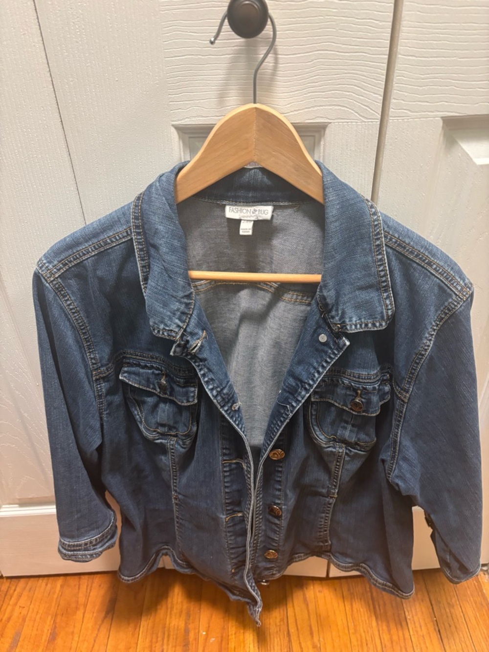 Denim Button-Up Jacket Fashion Bug